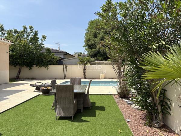 Maison familiale avec piscine, jardin constructible et dépendance