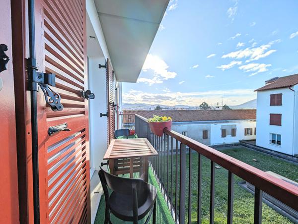 Appartement Hendaye 43m² avec balcon, ascenseur, cave et parking