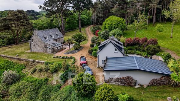 Propriété d’exception face à l’océan - Deux maisons et un parc paysager