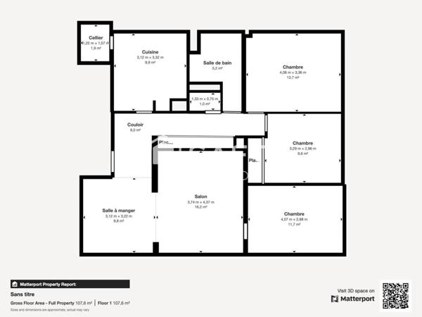 Appartement T5 traversant – Proche tram