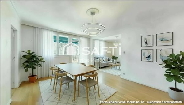 Appartement T5 traversant – Proche tram