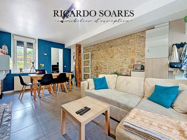 PONT-SAINTE-MAXENCE 60700 - MAISON DE VILLE 64 m² / 1 CHAMBRE / 1 STUDIO INDÉPENDANT / JARDIN ET TERRASSES