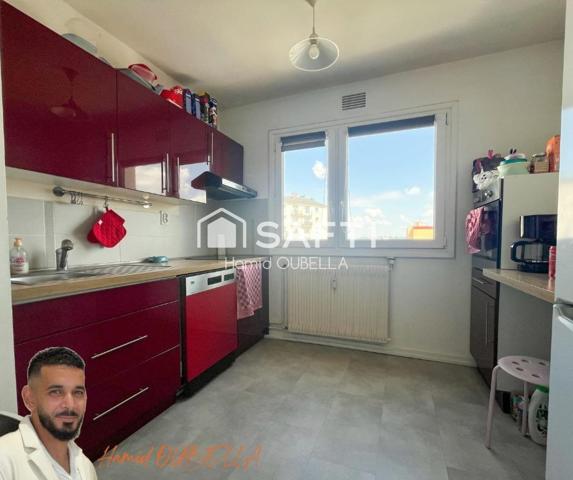 Appartement 3 pièces lumineux de 63 m² – Cave et Parking.