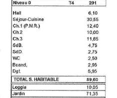 Appartement 4 pièces - 90 m²