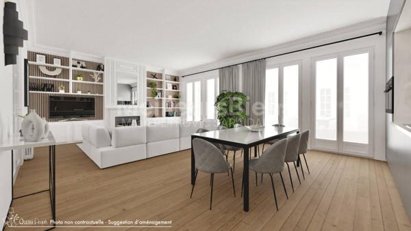 Paris 8ème - À VENDRE - Magnifique 4 Pièces de 93,72 m²