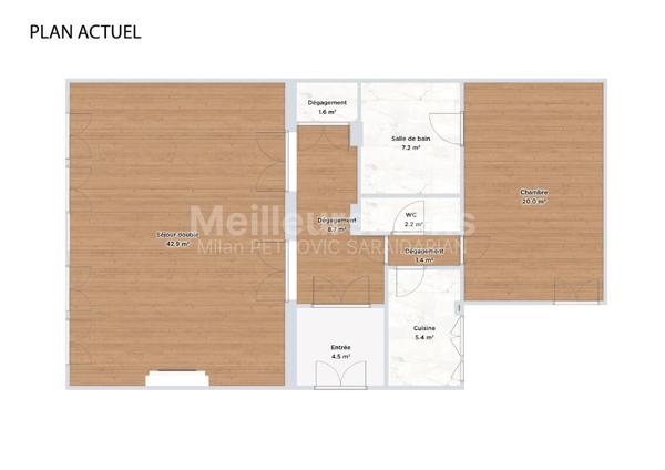 Paris 8ème - À VENDRE - Magnifique 4 Pièces de 93,72 m²