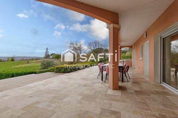 Maison avec vue dominante et piscine au calme