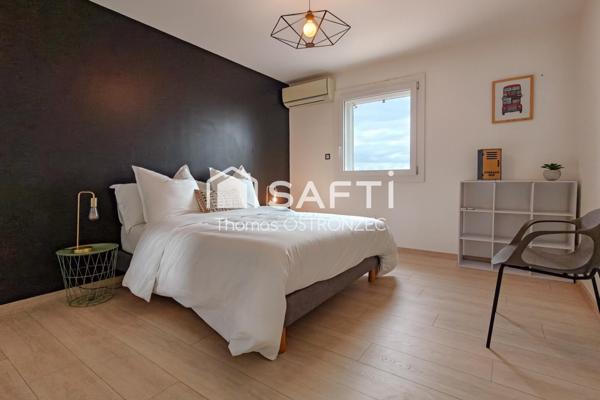 Maison avec vue dominante et piscine au calme