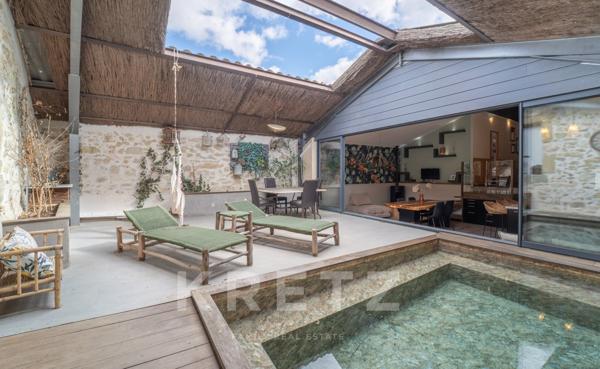 Maison vigneronne en pierre – 270 m² habitables – Terrasse, piscine et appartements indépendants