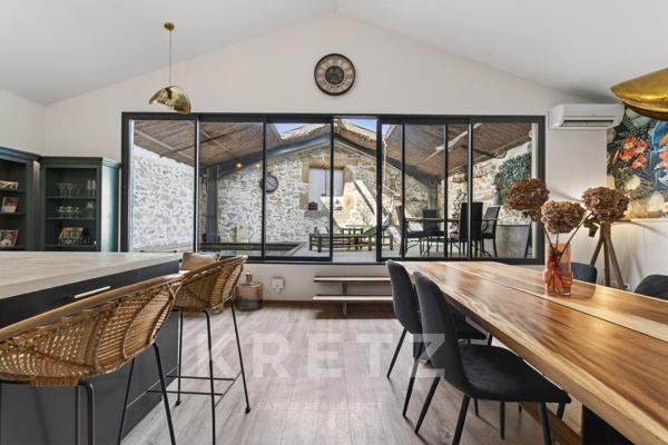 Maison vigneronne en pierre – 270 m² habitables – Terrasse, piscine et appartements indépendants