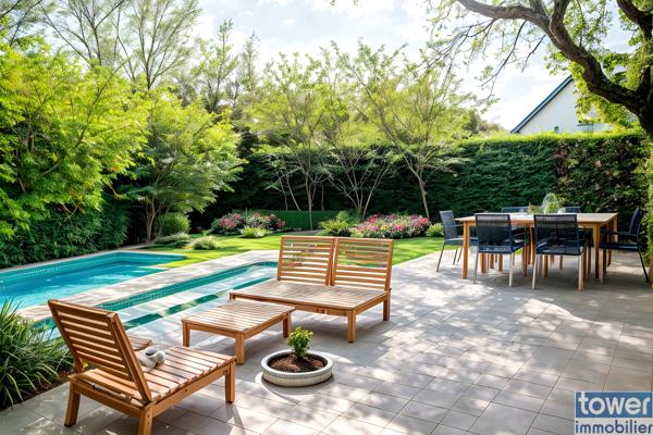 LARMOR-PLAGE: PROCHE DU PORT - LUMINEUSE MAISON FAMILIALE - TRES BEL EXTERIEUR.