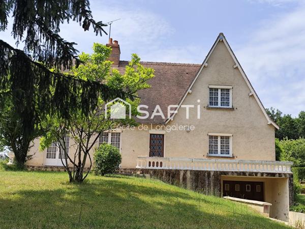 MAISON + GRAND HANGARD - PUITS - VERANDA - JARDIN