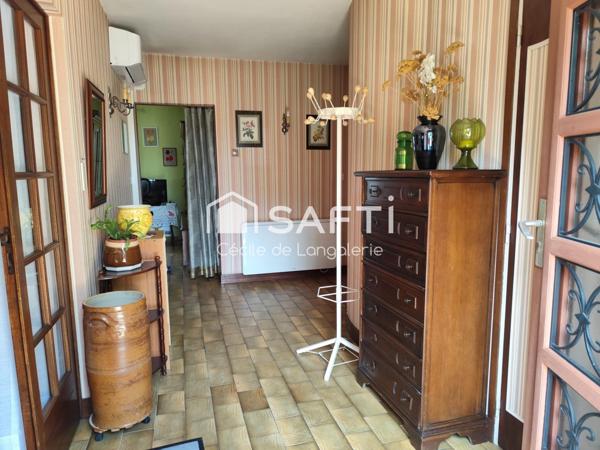 MAISON + GRAND HANGARD - PUITS - VERANDA - JARDIN