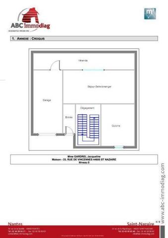 Maison 4 pièces                                        - 44600 Saint-Nazaire Réf : 3846