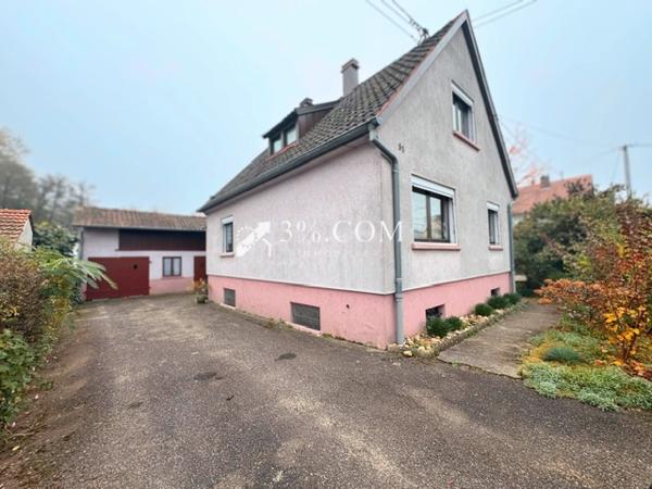 3%COM Charmante maison avec 3 chambres - jardin et dépendance Schweighouse-sur-Moder (67590)