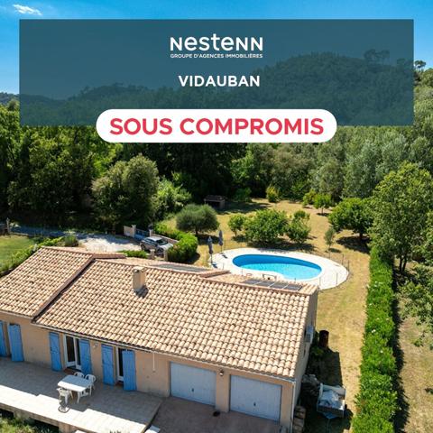 À VENDRE EN EXCLUSIVITÉ Maison de plain-pied à VIDAUBAN - Piscine - Double garage - Panneaux photovoltaïques