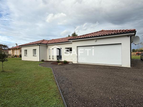 Maison 145m2 implantée sur une grande parcelle de 2100m2