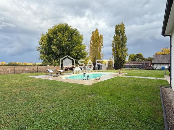 Maison 145m2 implantée sur une grande parcelle de 2100m2