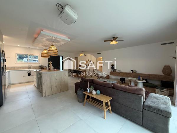 Maison 145m2 implantée sur une grande parcelle de 2100m2