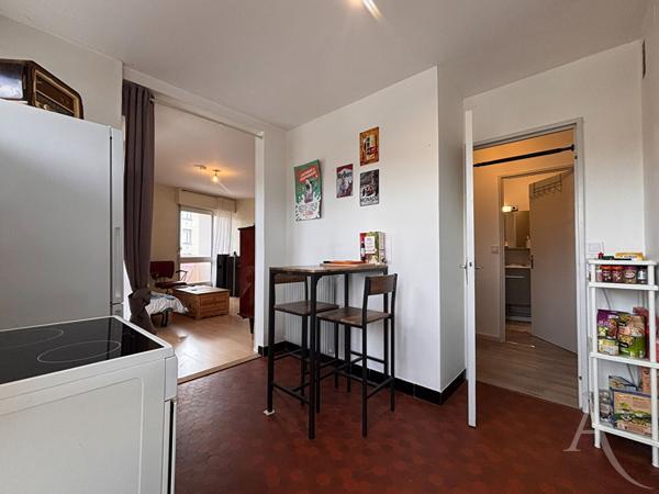 Proche centre-ville de BOURGES, Appartement 1 pièce avec balcons et cave