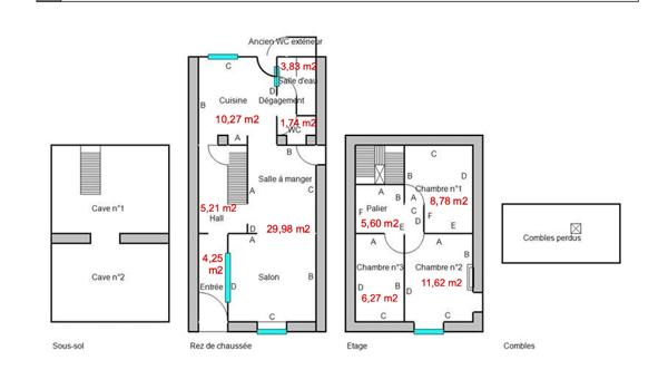 Maison à vendre 4 pièces 88,34 m² Le Mans
