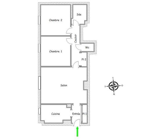 Appartement Vanves 3P de 49.07 m2