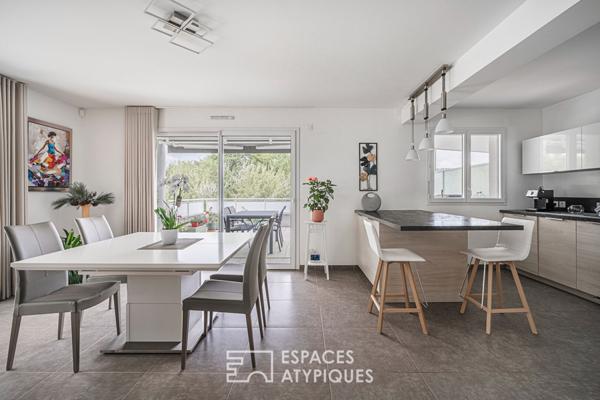 Appartement de standing dans son nid de verdure