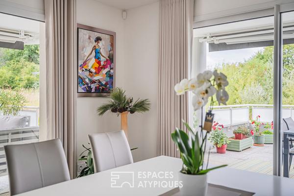 Appartement de standing dans son nid de verdure