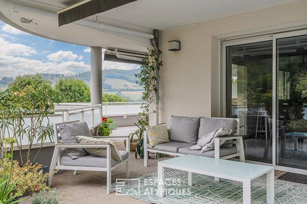 Appartement de standing dans son nid de verdure