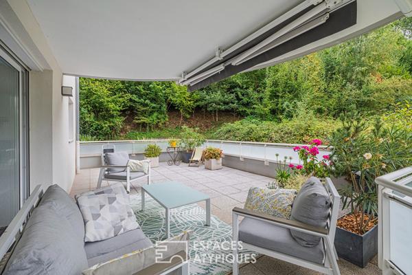 Appartement de standing dans son nid de verdure