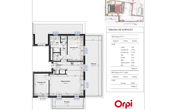 Appartement à vendre    3 pièces • 78,48 m2 Hussigny-Godbrange