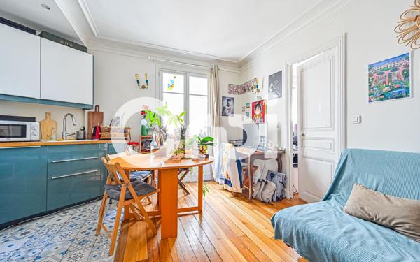 Appartement à vendre    2 pièces • 38,10 m2 Paris 20