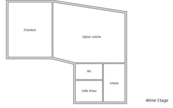 Appartement à vendre    2 pièces • 38,10 m2 Paris 20