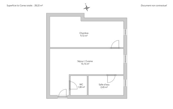 Appartement Paris 18e - LAMARCK / CAULAINCOURT