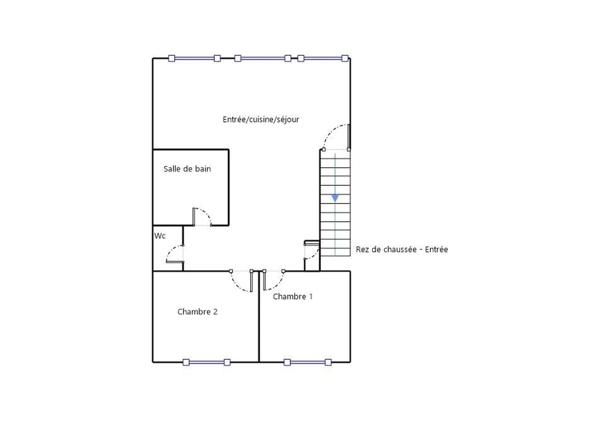 Appartement T3 à vendre  3 pièces - 46,91 m 2   MARSEILLE  - 13008