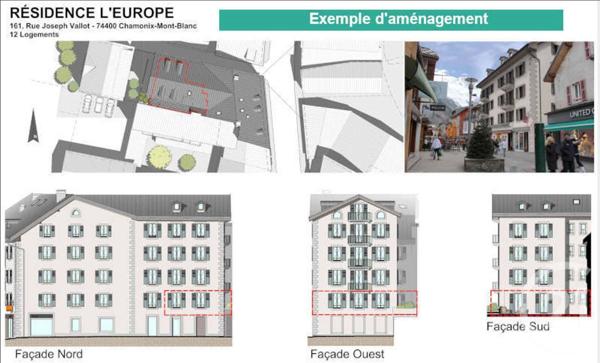 Appartement F4 à vendre  4 pièces - 90,88 m2 CHAMONIX MONT BLANC - 74