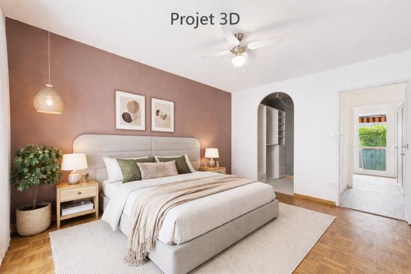 T3 rénové rez de jardin 76 m2