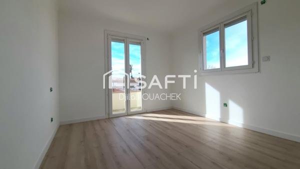 Appartement 3 pièces 88 m² dernier étage rénové