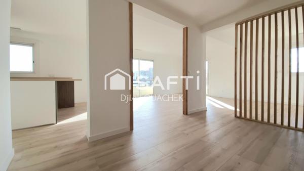 Appartement 3 pièces 88 m² dernier étage rénové