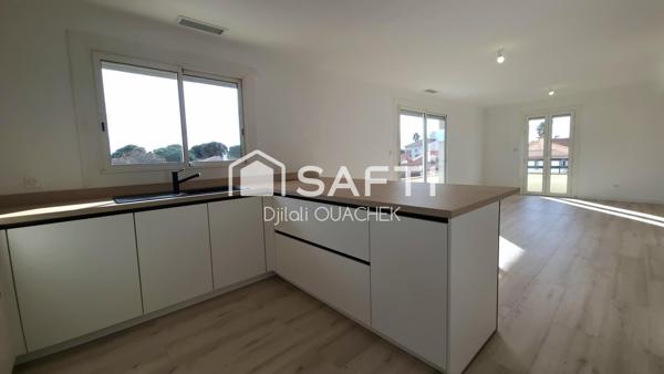 Appartement 3 pièces 88 m² dernier étage rénové