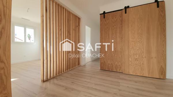 Appartement 3 pièces 88 m² dernier étage rénové