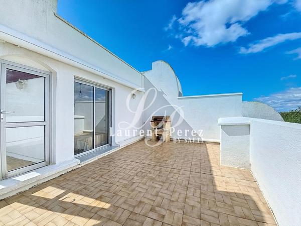 T3 en attique rénové – Terrasse 36 m² – 150 m des plages - Secteur Couchant