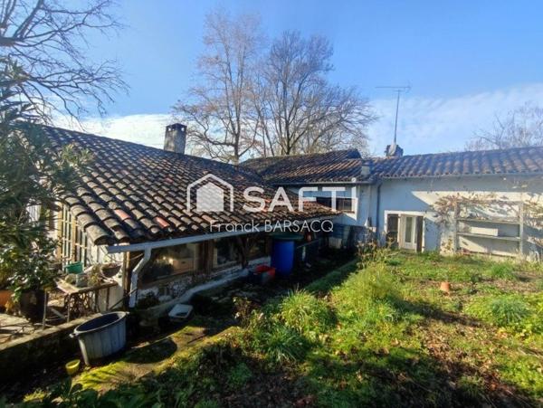 ANCIEN MOULIN A EAU AVEC JARDIN ATTENANT ET CANAL
