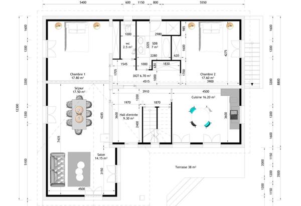 Maison familiale 5 chambres