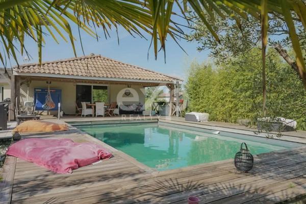 Maison familiale avec piscine et dépendance, cadre naturel préservé