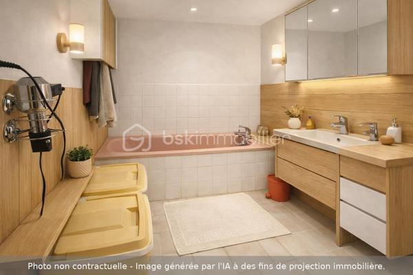Maison familiale de plain-pied de 93m² habitable et et 117m² utiles , en  bon état sur une parcelle de 190m², dans un quartier tranquille à 5mn du RER D ( Gare de Lyon à 45mn). Exposition Est et Sud.
Elle comprend une entrée, une cuisine aménagée et équipée, un séjour de 33m² environ donnant sur une terrasse et un jardin clos de murs, 3 chambres ( 11,12 et 13m²) dont une avec penderie, une salle de bain avec douche et baignoire, 1 WC indépendant.
Une place de parking et 1 garage  avec une grande mezzanine.
Chaudière gaz à condensation et 2 climatisations pour le séjour et une chambre.
Possibilités d'agrandissement en étage en aménageant les combles et par une véranda coté terrasse.
Très bon DPE en C.
Proche de toutes les commodités, de la Poste et de la Mairie , des commerces de proximité, boulangerie, épicerie et des centres commerciaux Carré Sénart, Boissénart, Maisonément, des  transports, bus et RER D, de l'accès à la A5, à la francilienne, aux centres de soins, Carré Sénart, hôpital de Melun, des écoles maternelles et primaires, collège et  lycées, école de musique , du parc et stade Jean Bouin, de la piscine. 
Il ne manque quasiment rien à cette maison idéalement située,  bien proportionnée, propre et  lumineuse  dans un environnement calme  qui peut satisfaire un acquéreur exigeant.