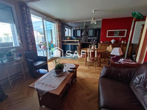 Maison 3 chambres jardin et vie de plain pieds