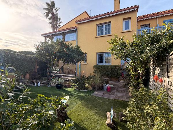 CANET PLAGE - MAISON 183m² - TROIS FACES AVEC PISCINE ET SPA