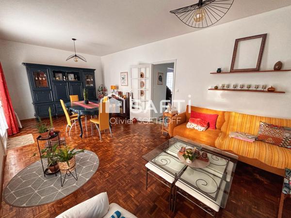 Maison clé en main – 93 m² habitables avec sous-sol total et aucun travaux à prévoir ! Dans un quartier recherché, à deux pas du collège, découvrez cette maison lumineuse, parfaitement entretenue, offrant confort, fonctionnalité et tranquillité. Un bien rare où il ne vous reste plus qu’à poser vos valises !