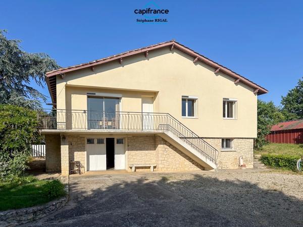 Maison à vendre 5 pièces MONTAYRAL (47) sur terrain de 3448 m² clos